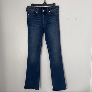 True Religion BECCA mid rise boot dark wash denim jean